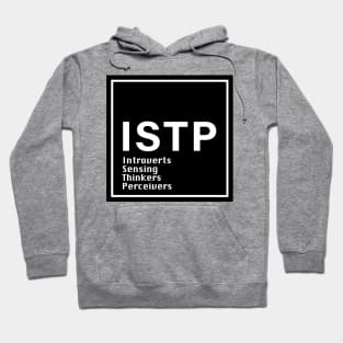 MBTI, ISTP , 16 Personalities , black Hoodie